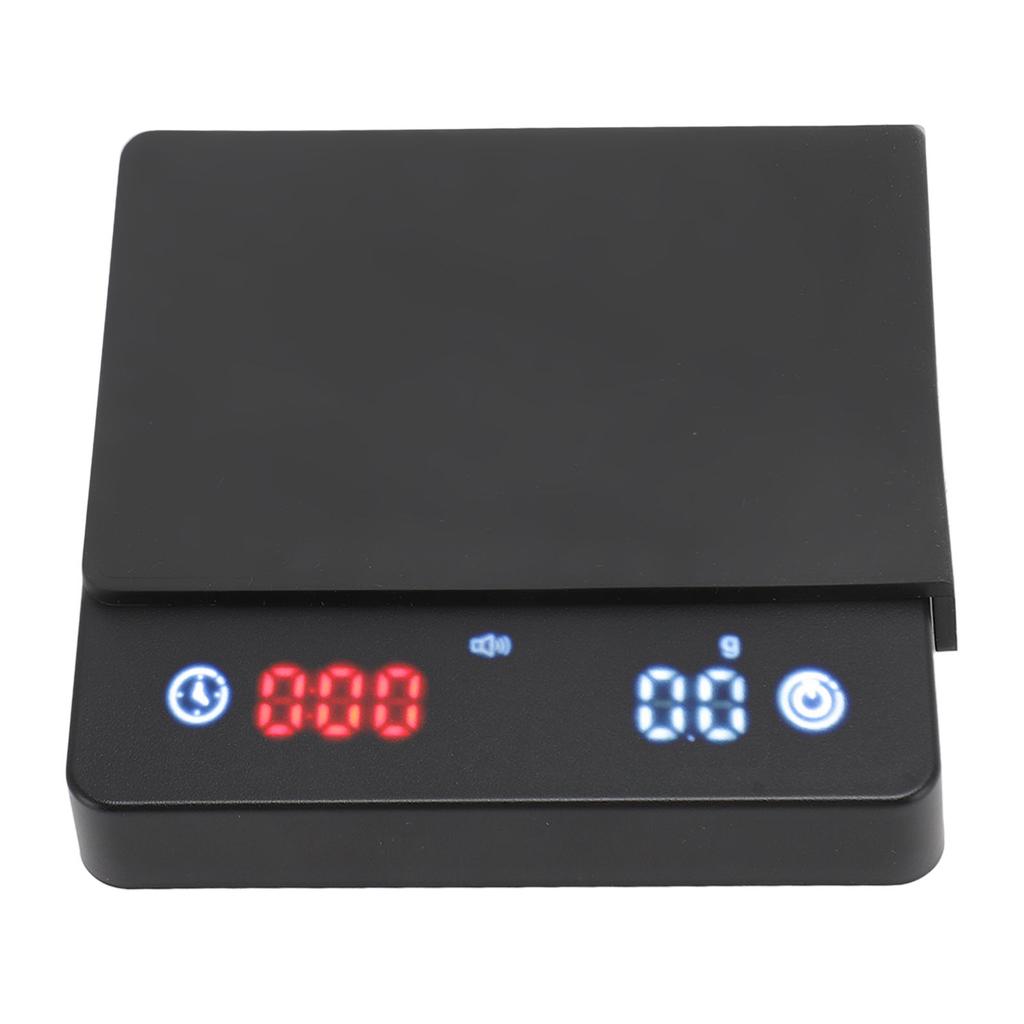 Coffee Scale Mini Rechargeable Portable Digital Coffee Scale with Timer Removable Silicone Pad for