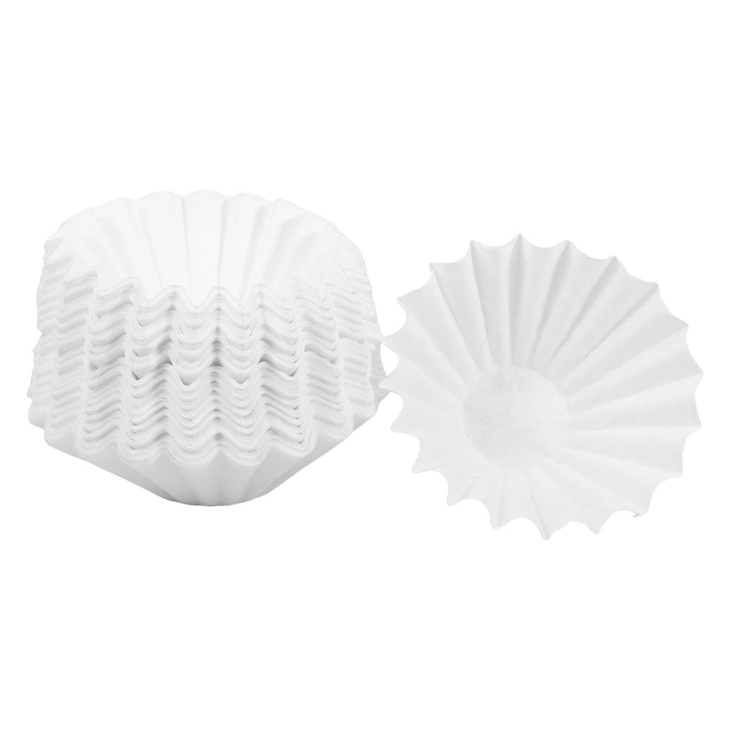 200 Pezzi Piccolo Filtro Caffè a Flusso d'Acqua Uniforme Cestello Carta Filtro Caffè Carta Filtro Efficace Filtro Colino per Casa Ufficio