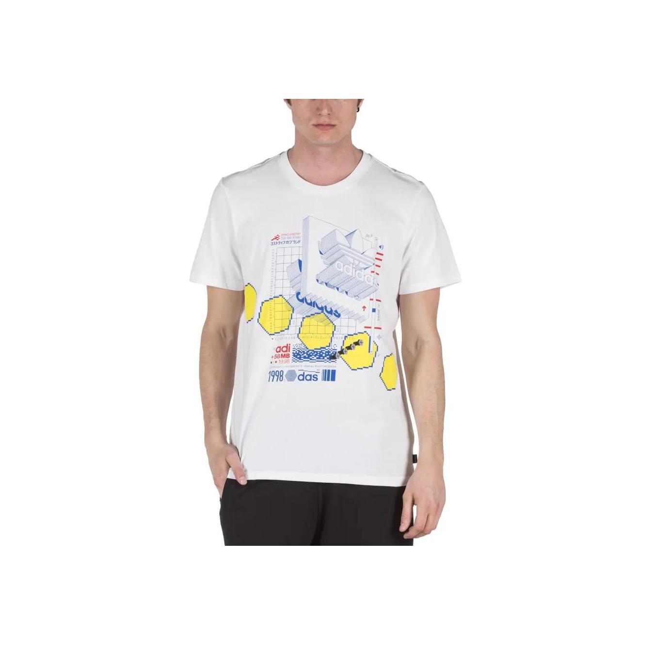 

Adidas Originals Skateboarding Vetter Logo Print Comfortable Crew Neck Short Sleeve T-Shirt Men Tops White DU8389 S