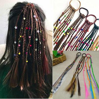 Elastic Hair Band Dimensional Dolls Flowers Rubber Band Hair Accessories Ropes Kids Baby Hair Bands