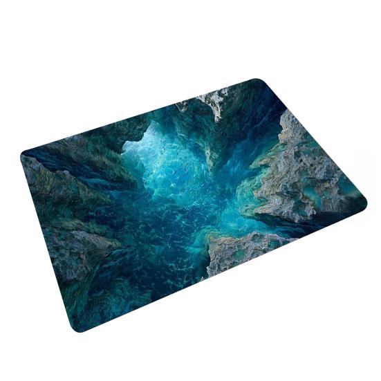 3D Optical Illusion Rug Bottomless Hole Design Non-Slip Doormat for Entrance Bathroom Stairs Playroom Living Room