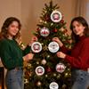 Funny Christmas Ornaments For Friends 2D Acrylic Funny Best Friend Decorations 3 Pieces Friendship Christmas Tree Pendant For