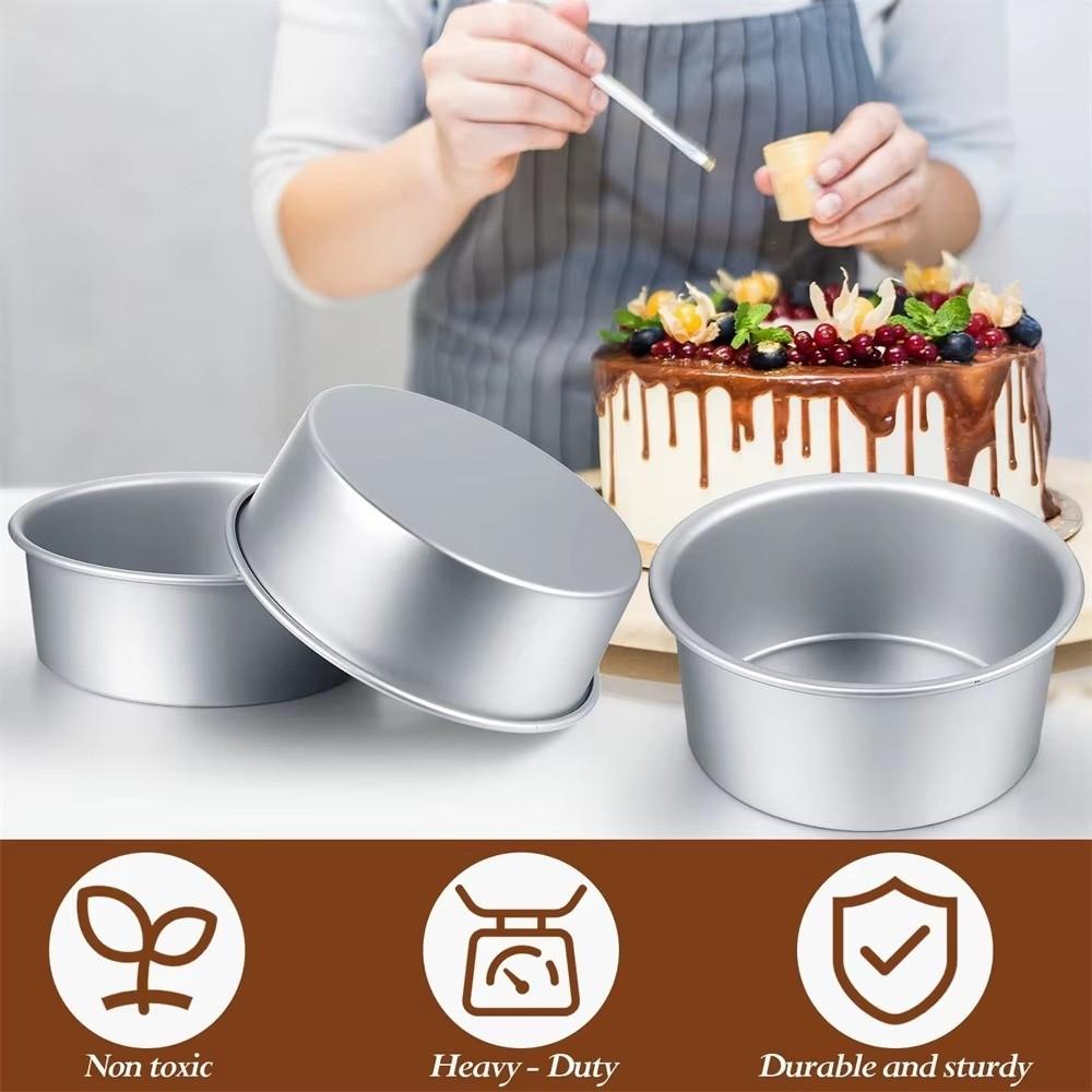 Removable Bottom Round Cake Pan Nonstick Coating Cake Mould Gifts Baking Pan DIY Baking