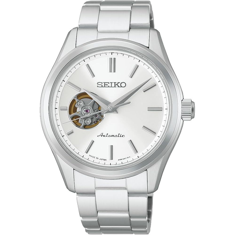 [Seiko Watch] SEIKO SELECTION HFB001J Men s Watch, Made in Japan, Mechanical Automatic (with manual winding), Open Heart