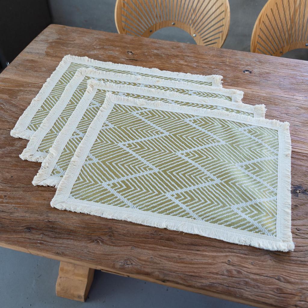 Insulation Coaster Woven Round Retro Insulation Mat Storage Mat Home Decoration Dining Table Cloth Placemat