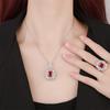 Autumn And Winter Jewelry High Carbon Diamond Ice Flower Cut Copper Inlaid Square Set Main Stone 8 * 10