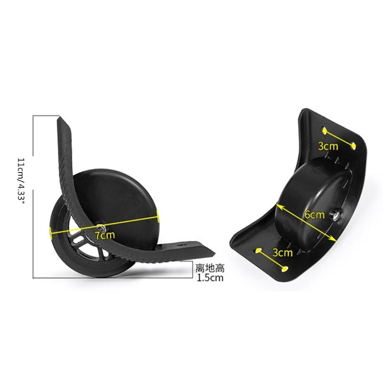 1 Paar Koffer Drehräder Koffer Räder Ersatz Ersatzrad Rollen Trolleys Koffer Koffer Räder für Koffer