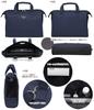 Calligraphy Set for Elementary School and Adults Thick Brush Stylish Navy with Ruled Underlay Boys, Girls, (Standard Set)