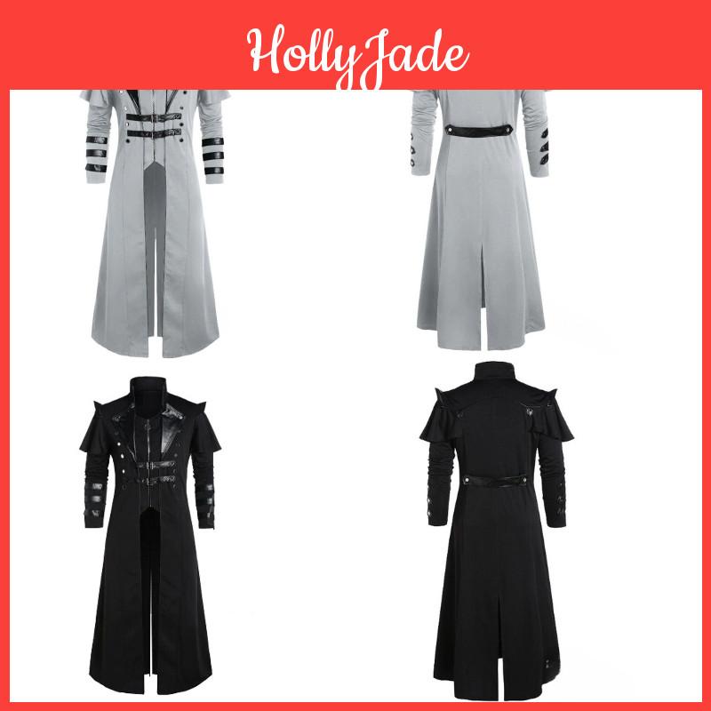 Vintage Woolen Overcoat With Chic Print Details For Casual Outings