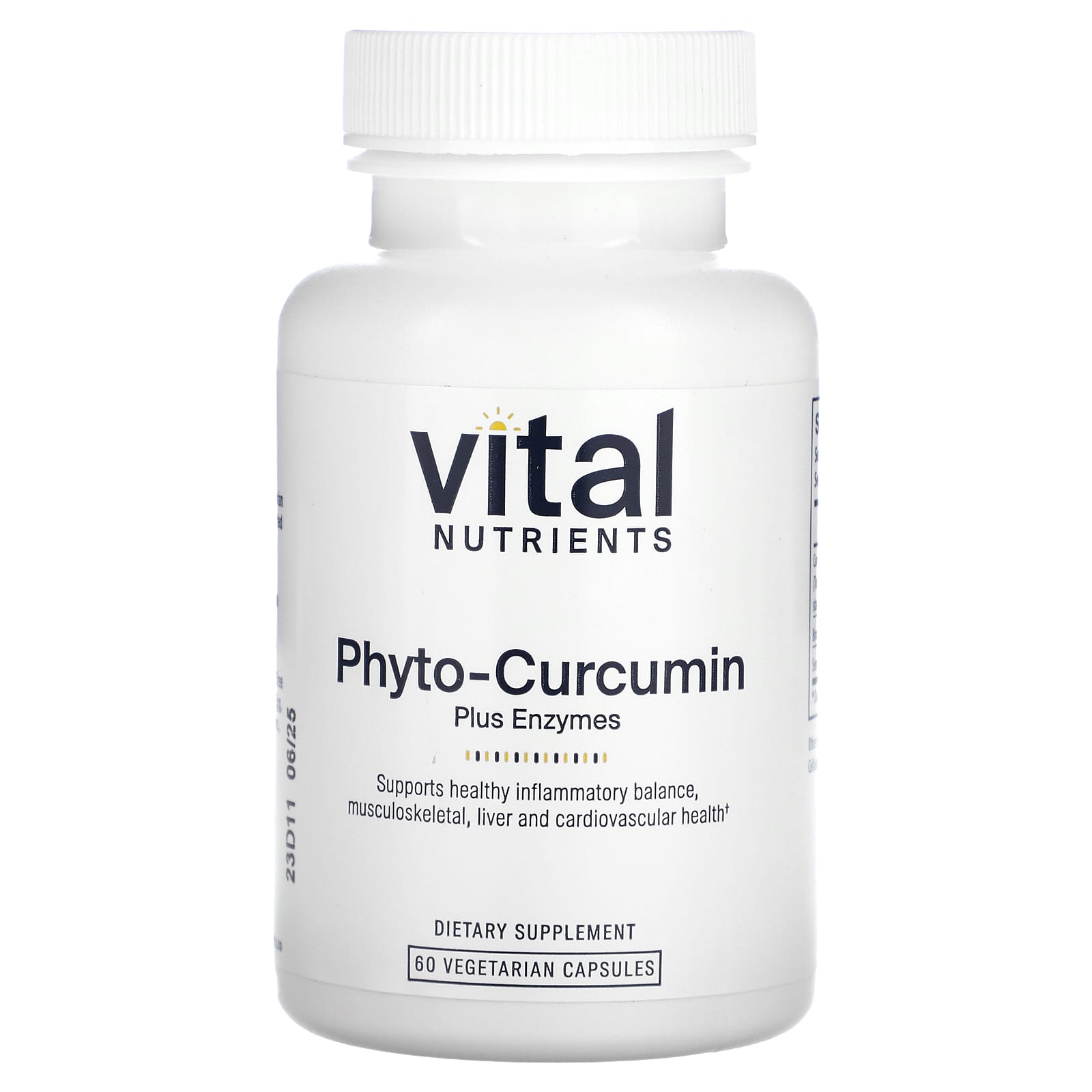 

Phyto Curcumin Plus Enzyme, 60 овочевих капсул