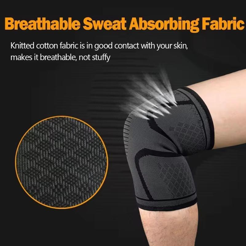 Sell Elastic Breathable Compression Knitted Nylon Sports Knee Protector Guard Support Brace Sleeves For Knee Pain Relief