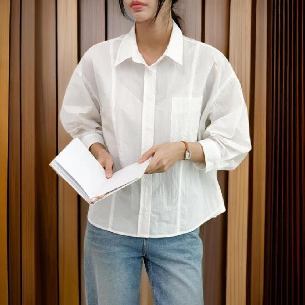 New ArrivalS Open Run Women S baSic Simple Solid Vertical Line 7 8 Sleeve Shirt