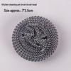 Detachable Handle Pot Brush - Non-Damaging Steel Wire & Plastic Cleaning Ball