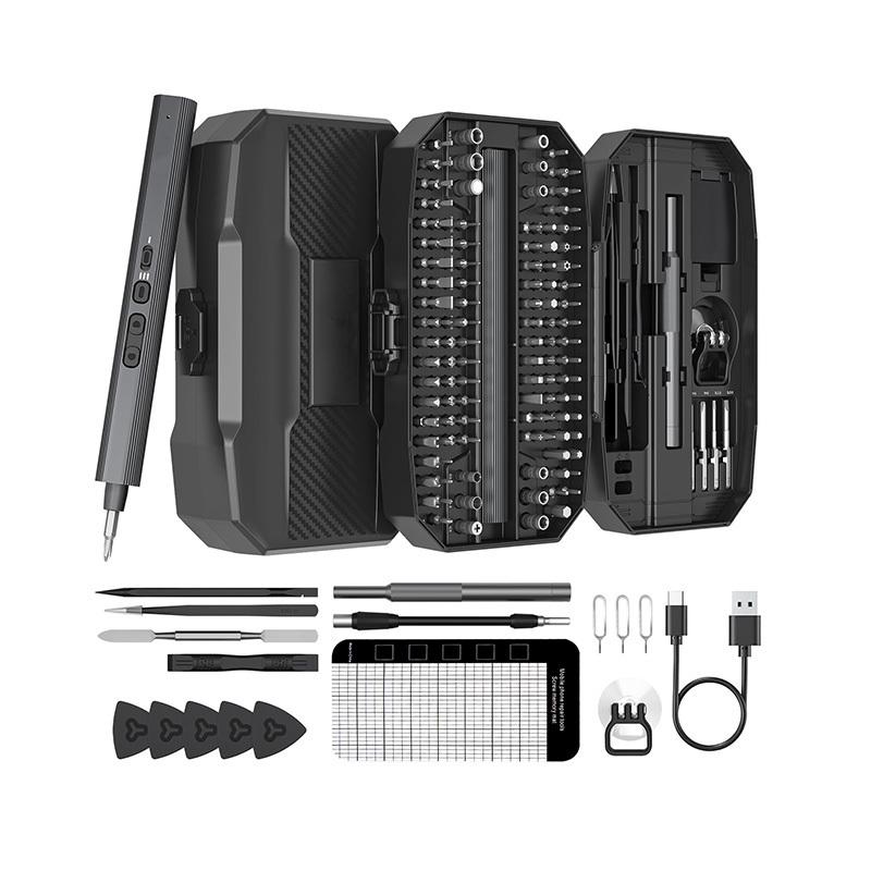 Mini Electric Screwdriver Set 160 in 1 Precision Electric Screwdriver with 3 Gears Magnetic for Glasses, Watch, Phone Repair
