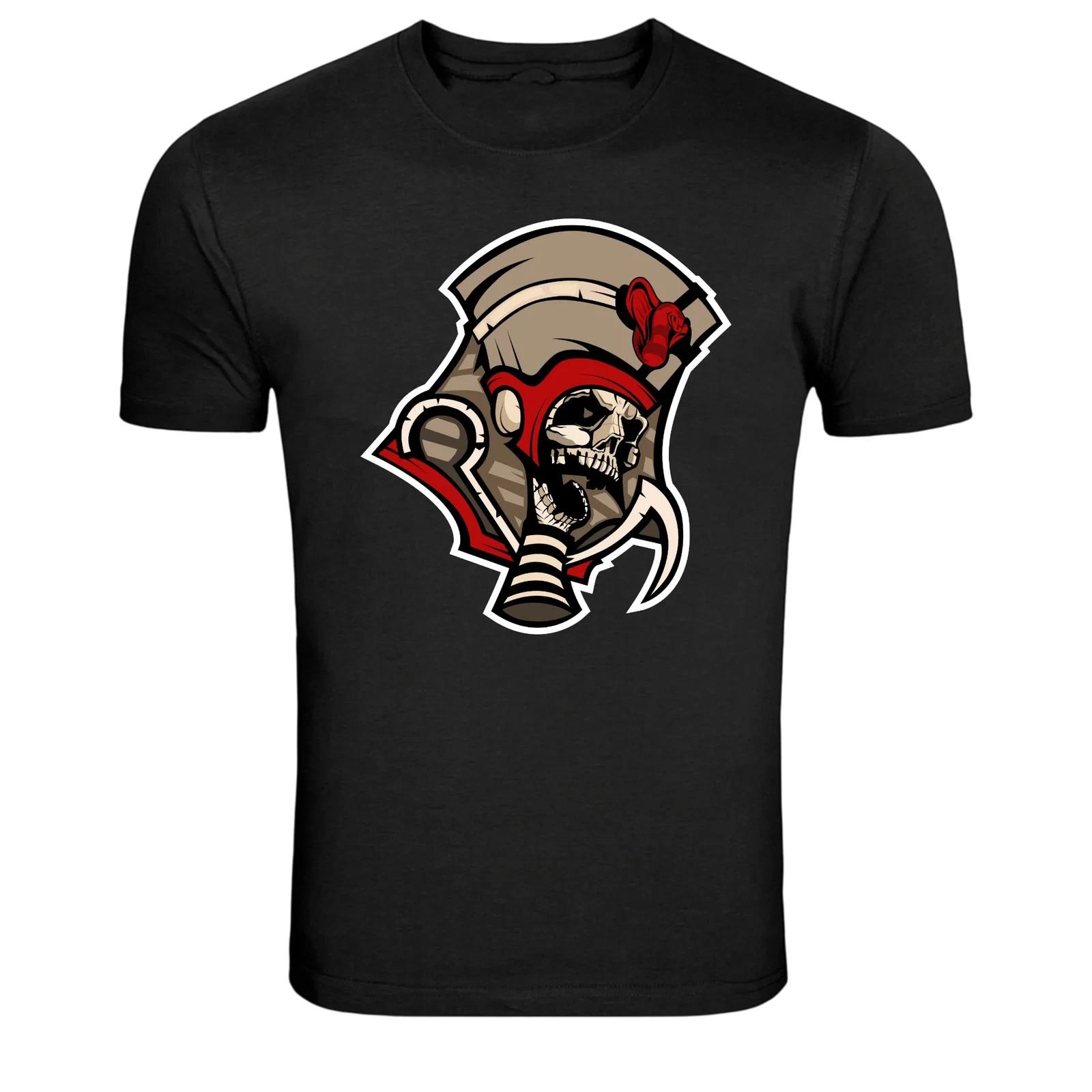 Spartan Skull Warrior Helmet Graphic T-Shirt S