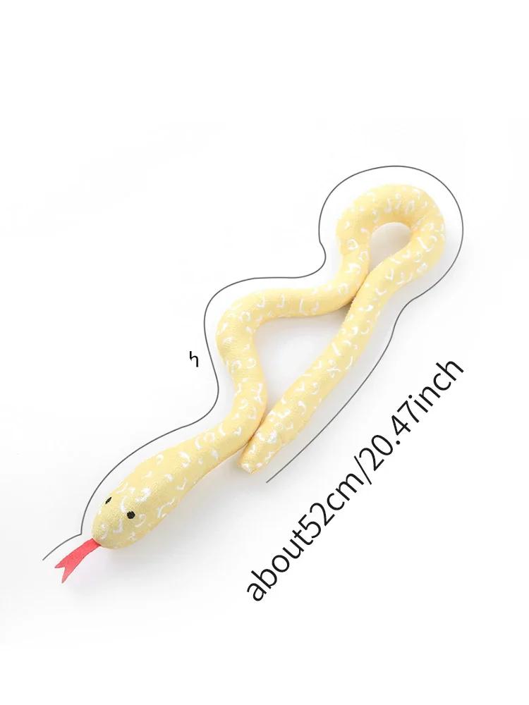 Cat Toy Catnip Plush Snake Bite Resistant Teeth Interactive Play Pet Supplies Hot Sale Cat Plush Toys