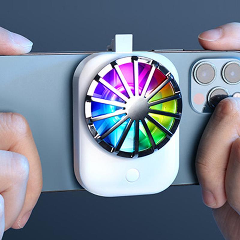 

Охлаждающий вентилятор для мобильного телефона, игровой охладитель USB, беспроводной, с зажимом на спине, охлаждающий вентилятор для телефона, охлаждающий вентилятор с ветром белый