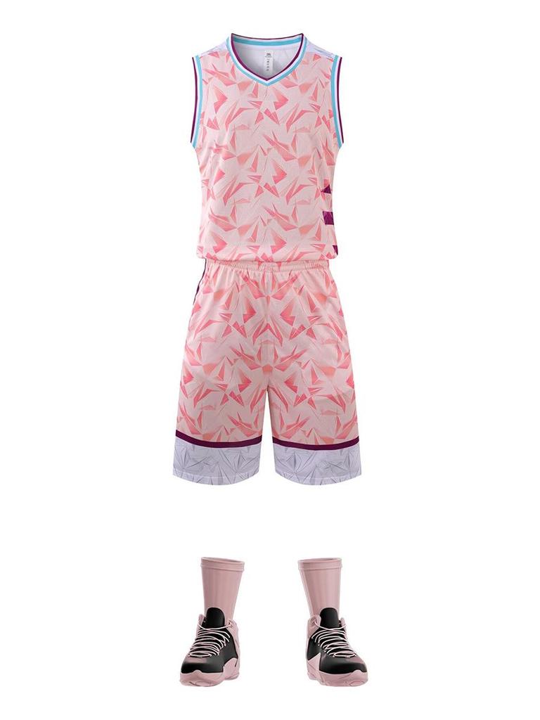 Ultra-fast Customizable Children's Basketball Team Jersey Set - Men's & Student Training Uniform