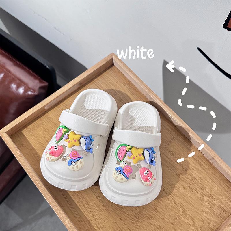 

Детские сабо из ЭВА: Милые мультяшные сандалии и тапочки с мягкой подошвой для мальчиков и девочек 160 (Inside Length 15.5cm)