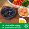 Food Grade 4-Hole Silicone Egg Steamer Heat-Resistant Egg Boiler For Kitchen Cooking