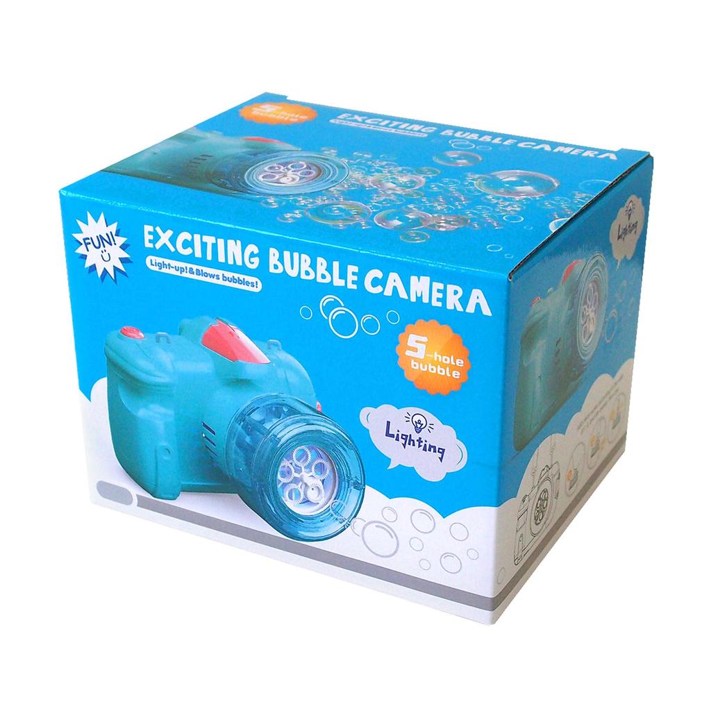 Electric Bubble Camera Toy for Includes Bubble Lights and Requires Batteries of Kids, Fluid, Strap, Up, (Set 2)