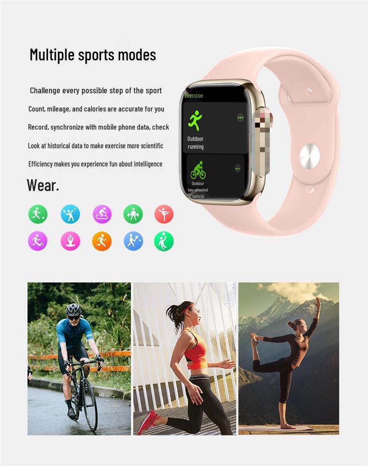 S10 Smartwatch iWatchs8 Top Version with Dynamic Island, Black Technology, Bluetooth, Multifunctional Sports Features