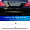 Manshi Chrome Add-On for Mercedes S600L, S350, S400, S500 Rear Bumper Strip