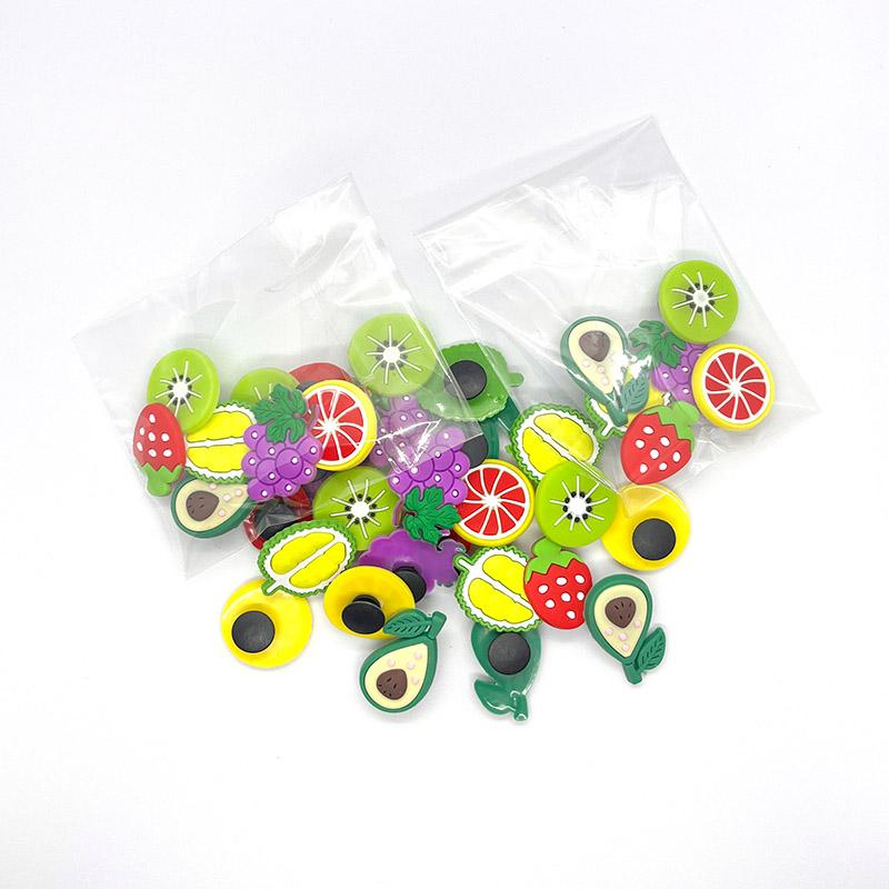 

6шт Fruit Series ПВХ підвіски для взуття для прикраси взуття 6pcs