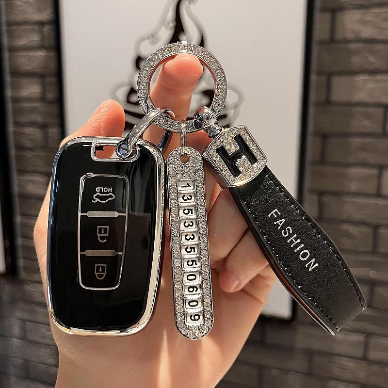 Anwendbar auf Kia Key Case Smart RunK2Fortek3Lion RunK5Pegask4Cachet/Sonata Autoschlüsselhülle
