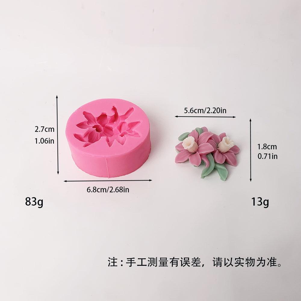 Multi Style Stack Rose Flower Scented Candle Moulds DIY Carnation Aromath Candle Soap Chocolate Cake Baking Tool Resin Crafts