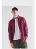 Men's Trendy Plaid Shirt: Long-Sleeved, Loose, Brushed Casual Jacket for Spring, Summer, and Autumn