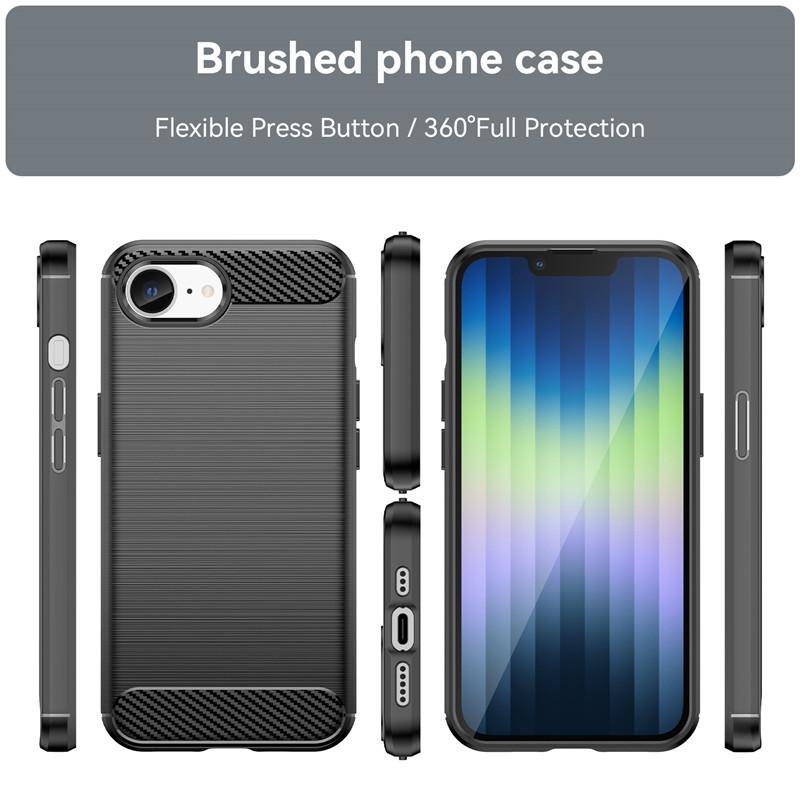 Pro iPhone 16E Pouzdro Pro iPhone 16E Kryt 6,1 palce Nárazuvzdorný Měkký Silikonový Ochranný Nárazník Pro iPhone 16E Fundas