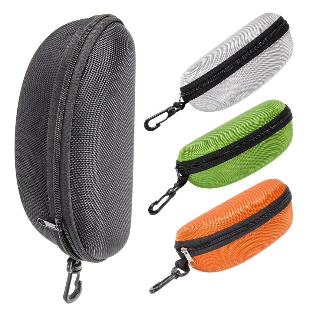 1Pc Sunglasses Sunglasses Men's Women's Storage Box Portable Anti-Stress Travel Zipper Eyeglasses Frame Glasses Case