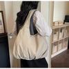 Japanese New Large-capacity Tote Bag Fashionable and Simple Shoulder Bag Versatile Casual Nylon Solid Color Commuter Bag