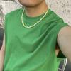 Boho Handmade Beaded Smiling Face Pearl Collar Clavicle Chain Fashion Imitation Pearl Necklace for Men Women Korean Jewelry