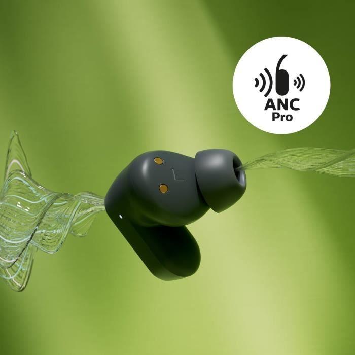 Écouteurs sans fil - Philips - TAT3509GY00 - Réduction de bruit active - Étui de charge compact - IPX4