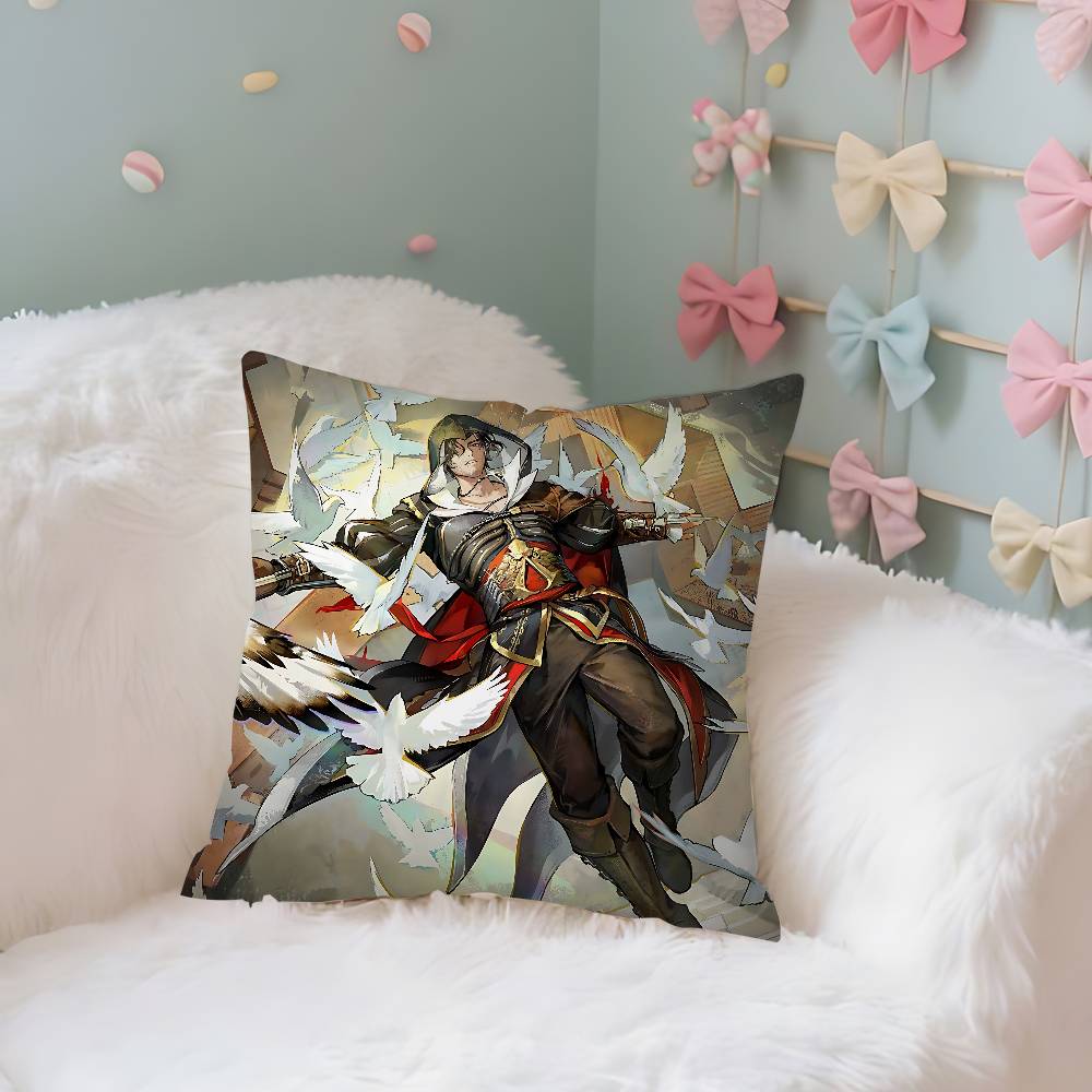 R-Reverse1999 Anime Pillow Case Cushion Cover Soft Cute Throw Pillow Case For Car Sofa Pillowcase Polyester With Zipper