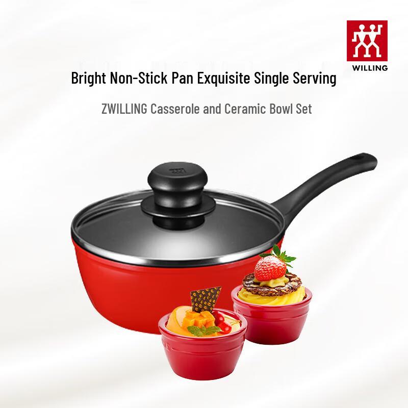 Zwilling Cookware Set with Ceramic Bowls