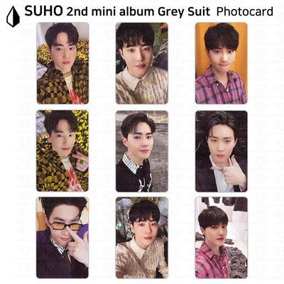 Suho From EXO 2nd Mini Album Grey Suit Official Photocard Photo Card KPOP K-POP