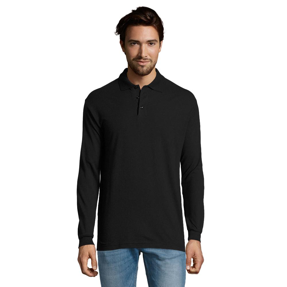 SOLS Mens Star Long-Sleeved Polo Shirt