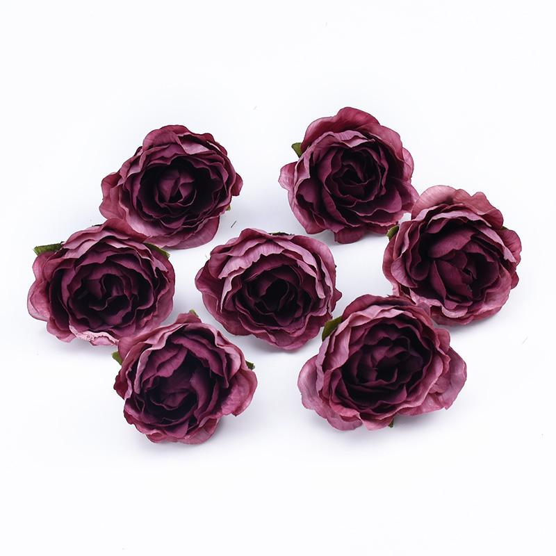 10/30pcs Artificial Flowers Silk Rose peony Wedding bridal bouquet Outdoor Garden Home vase Wreaths Holiday Party Diy gift Decor