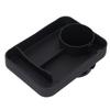Bandeja de Carro para Bebê Bandeja de Lanche de Silicone para Carro Porta-Copos Multifuncional para Crianças Prato para Lanches e Bebidas