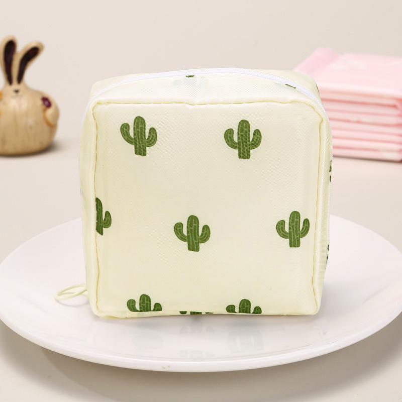 Sanitary Pad Pouch Cosmetic Bag for Gaskets Cable Case Portable Waterproof Organizer Pouch Mini Pouch Cute Toiletry Bag