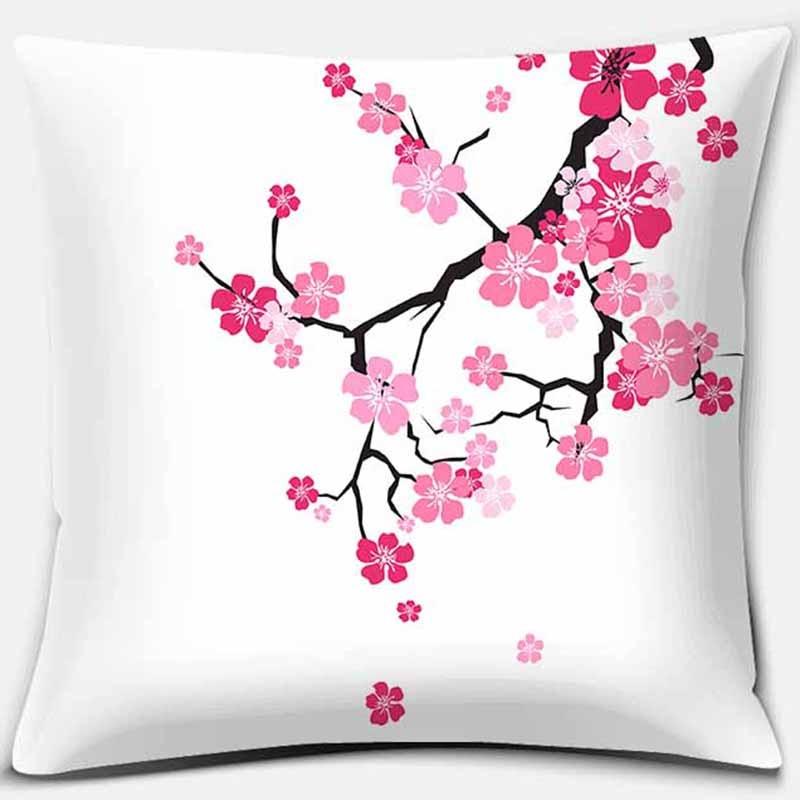 Pink Series Printed Pillowcase Home Decor Car Sofa Cushion Cover