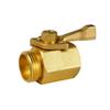 Portable Sturdy Brass 3/4Inch Hose Shutoff Valves Convenient for Outdoor Faucets and Sprinkler Systems Daily Use