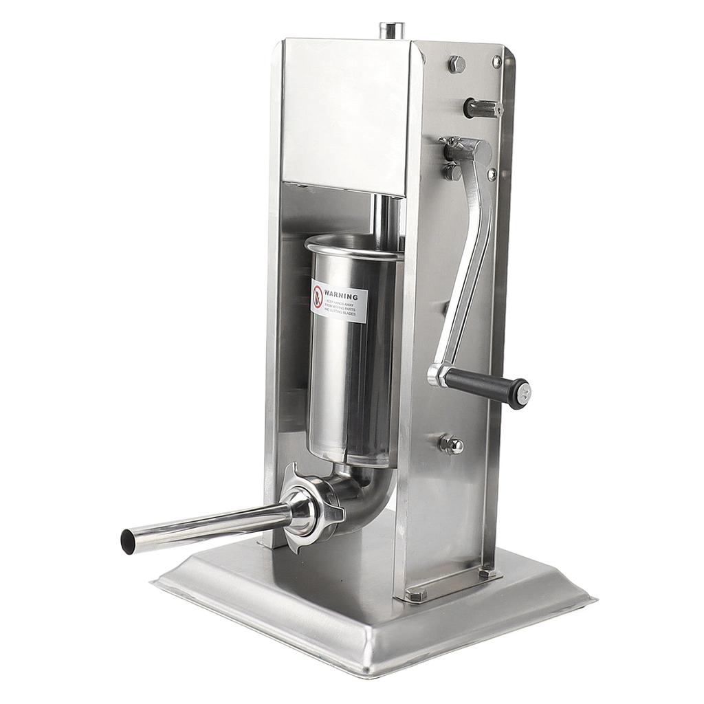3L ruční plnička na klobásy 2rychlostní nerezový vertikální výrobník klobás Účinná plnička klobás
