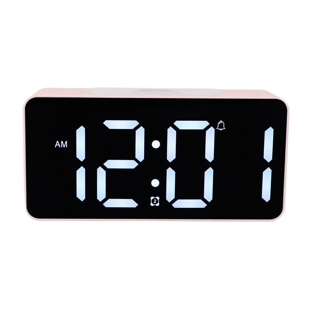 Bardzo głośny budzik z wibratorem pod łóżko Duży wyświetlacz LED Budzik wibrujący z kablem