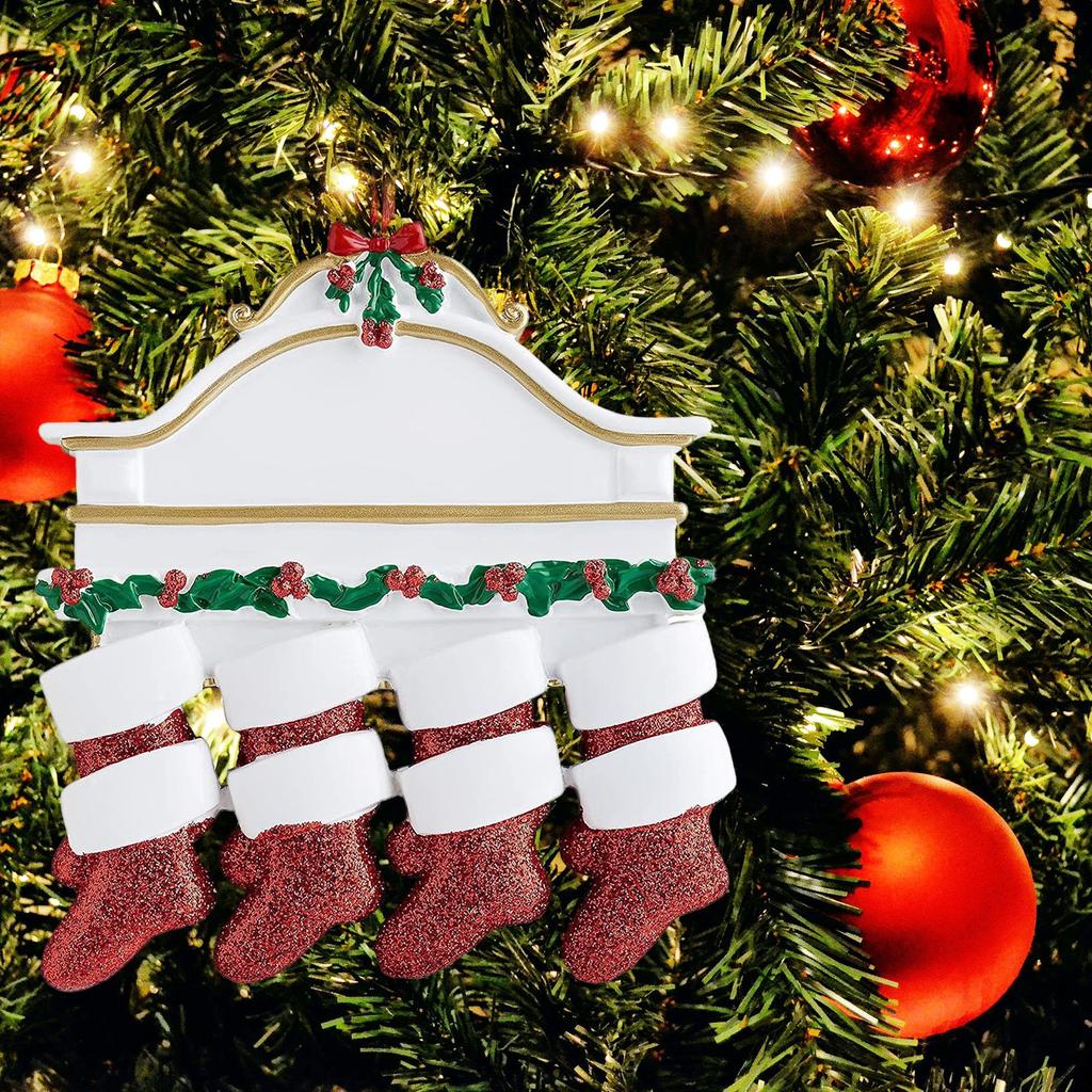 Christmas Ornaments Ornaments Red Socks Personalized Ornaments