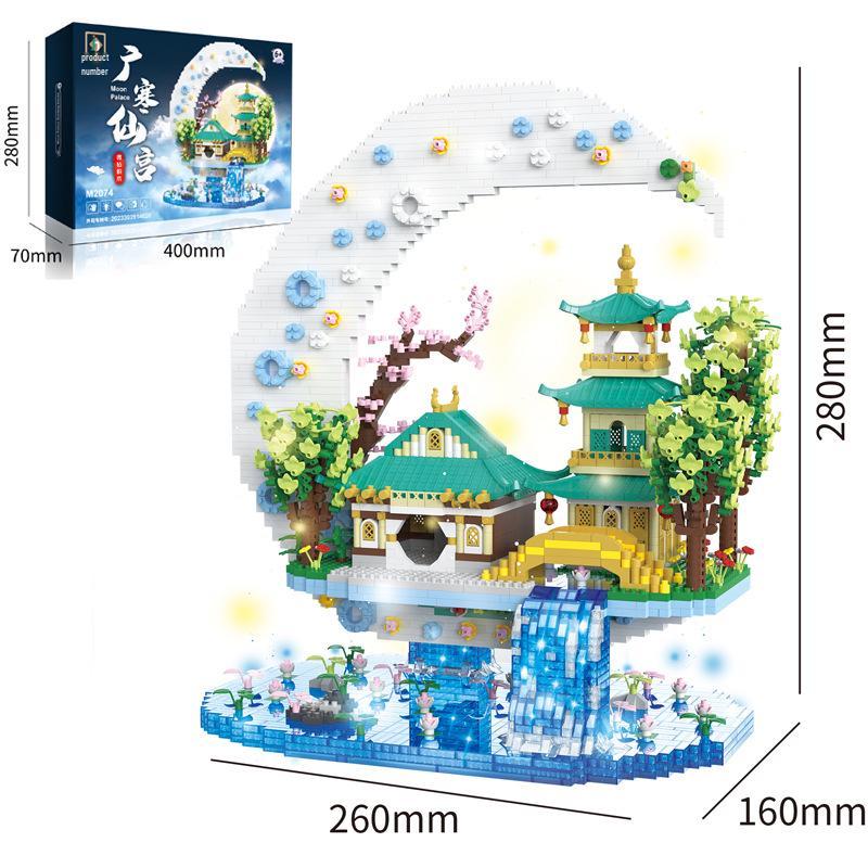 Compatible with Sakura Tree House & Peach Blossom House Micro-Particle Building Block Educational Toy