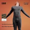 Semir Men's 300g Double-Sided Brushed Thermal Underwear Set